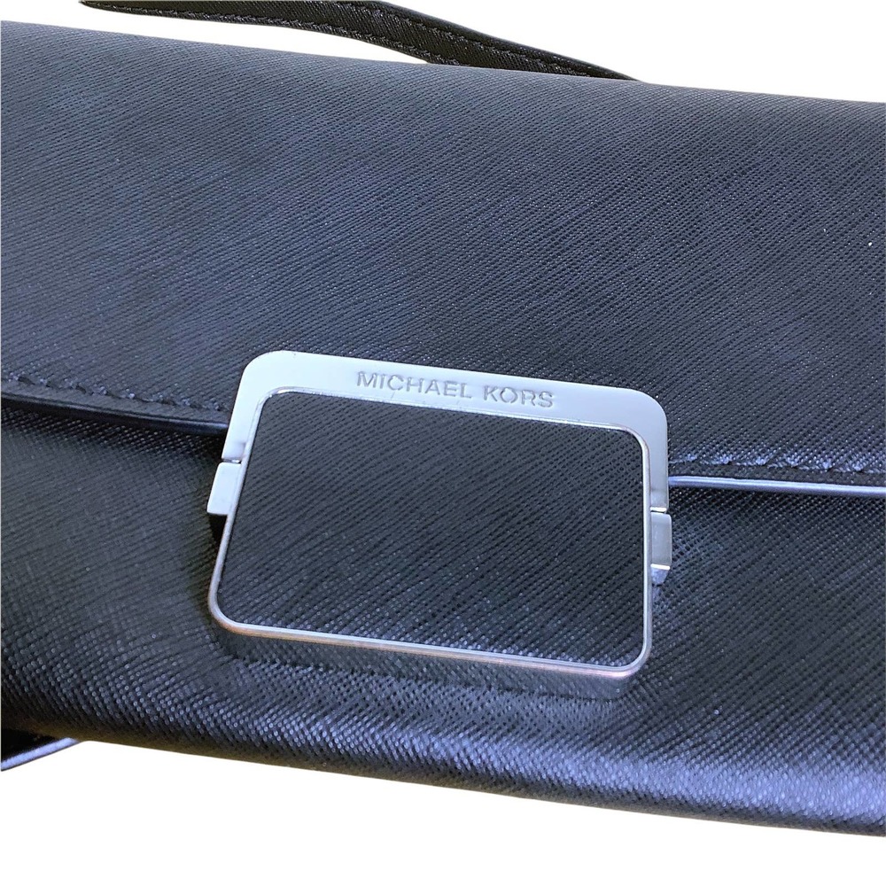 Michael Kors Purse Cynthia Clutch Crossbody Shoulder Saffiano Leather 30S6TCYC3L - Picture 3 of 9